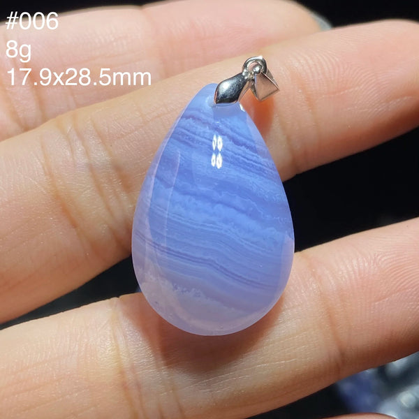 Blue Lace Agate Pendant-ToShay.org