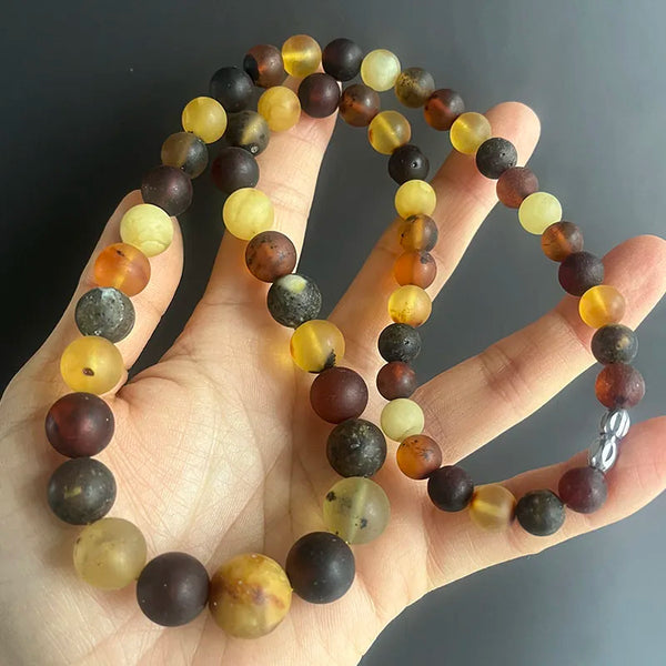Yellow Amber Necklace-ToShay.org