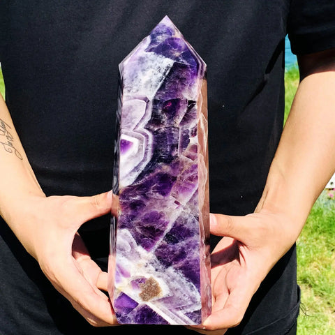 Purple Dream Amethyst Obelisk-ToShay.org
