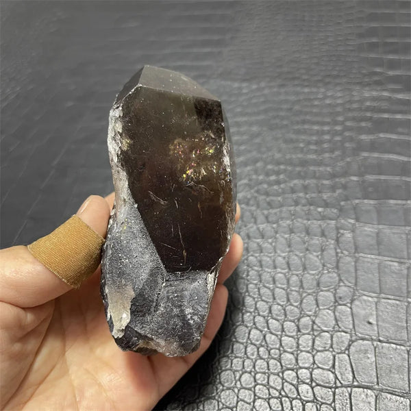 Smoky Rainbow Quartz Crystal-ToShay.org