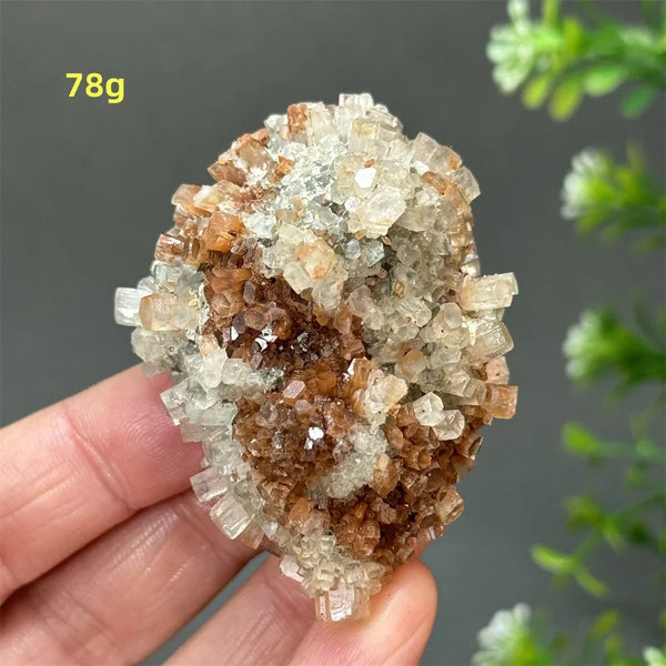 Orange Aragonite Crystal Cluster-ToShay.org