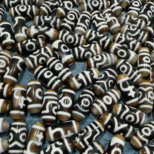 Tibetan Agate Eye Dzi Beads-ToShay.org