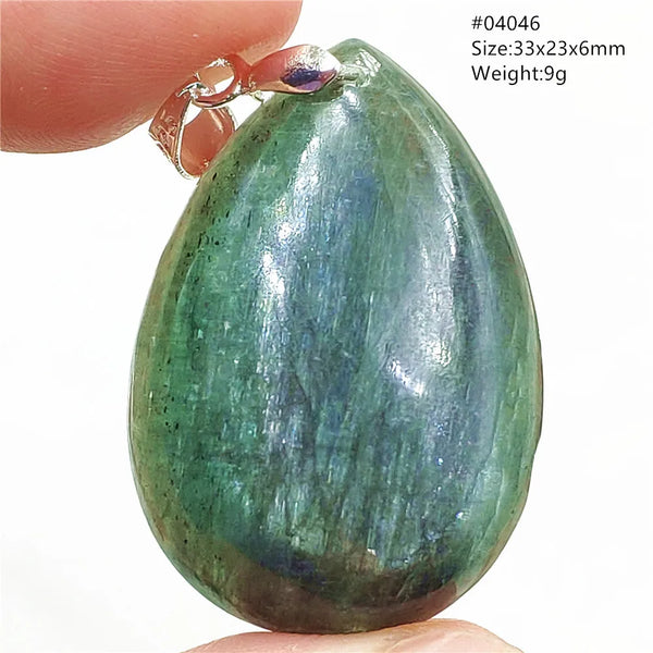 Green Blue Kyanite Pendant-ToShay.org