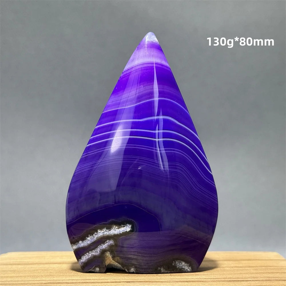Purple Agate Torch-ToShay.org