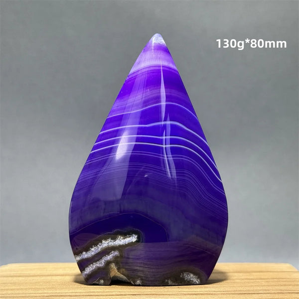 Purple Agate Torch-ToShay.org