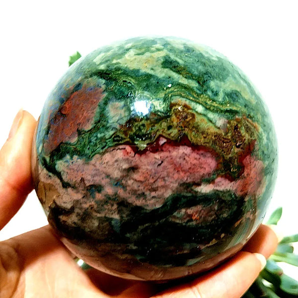 Mixed Ocean Jasper Ball-ToShay.org