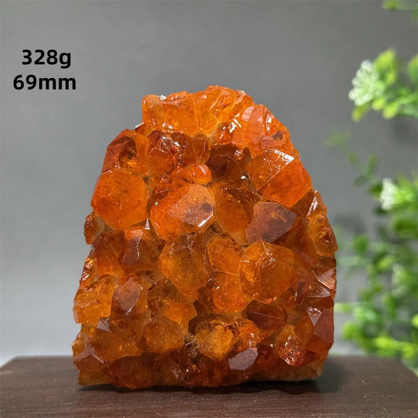 Orange Citrine Cave Cluster-ToShay.org