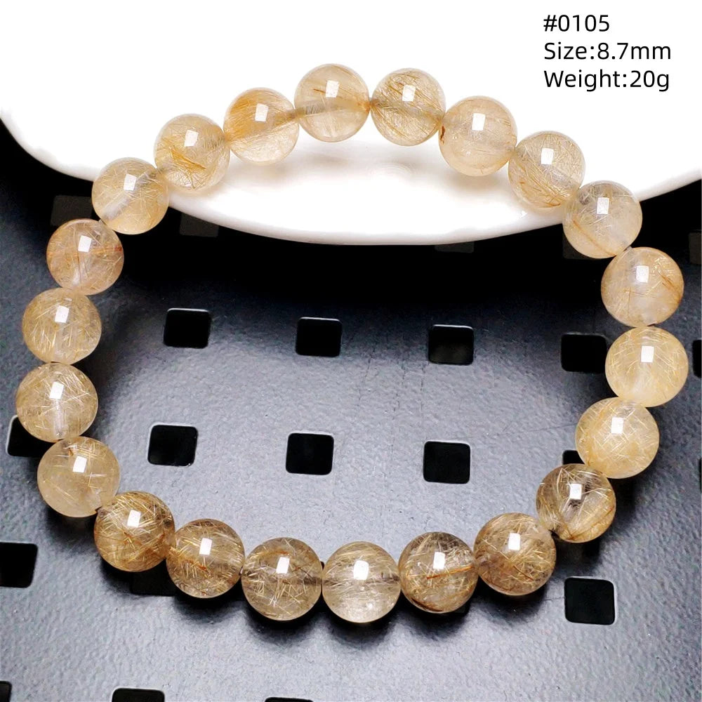 Silver Rutilated Quartz Bracelet-ToShay.org