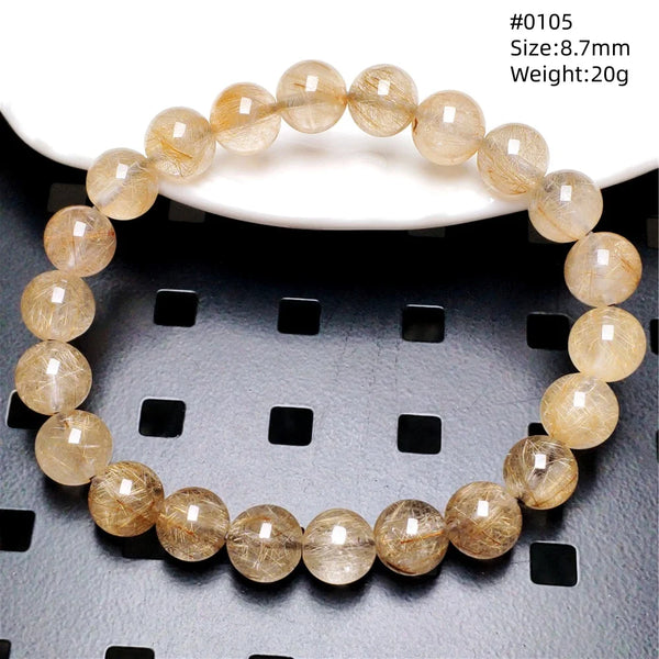 Silver Rutilated Quartz Bracelet-ToShay.org