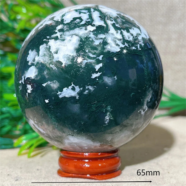 Green Moss Agate Ball-ToShay.org