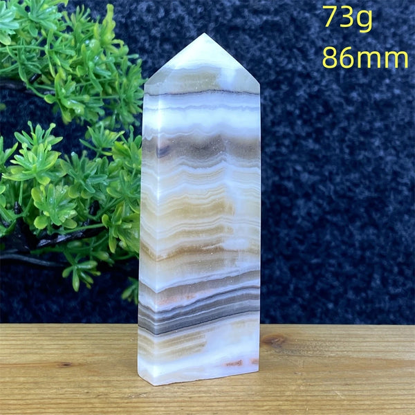 Blue Striped Agate Tower-ToShay.org