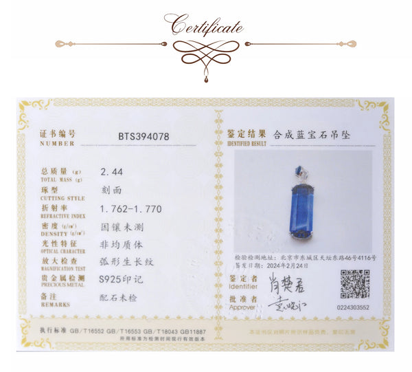 Silver Gemstone Pendant Necklace-ToShay.org