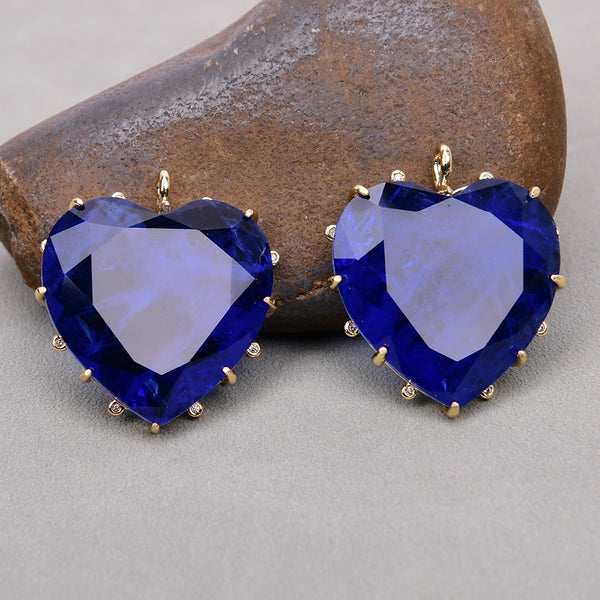 Blue Quartz Crystal Heart-ToShay.org