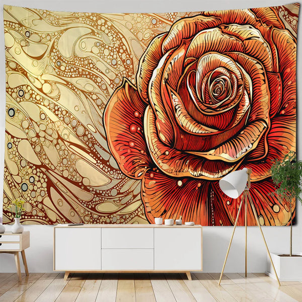 Flower Art Tapestry-ToShay.org