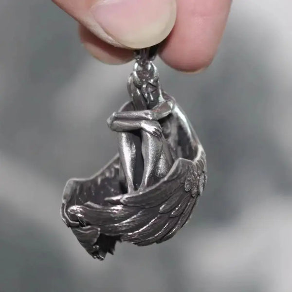 Silver Angel Pendent-ToShay.org