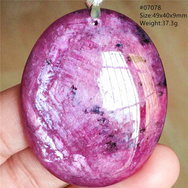 Red Ruby Zoisite Pendant-ToShay.org