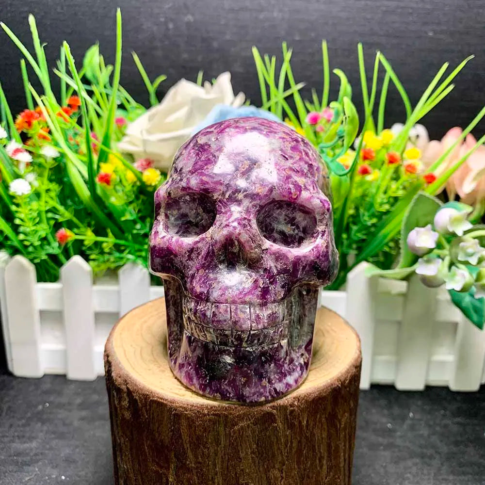 Purple Mica Skull-ToShay.org