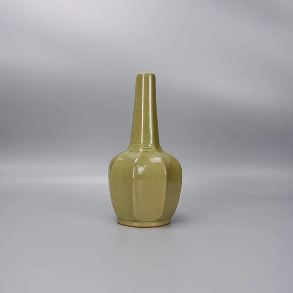 Kiln Green Glaze Vase-ToShay.org