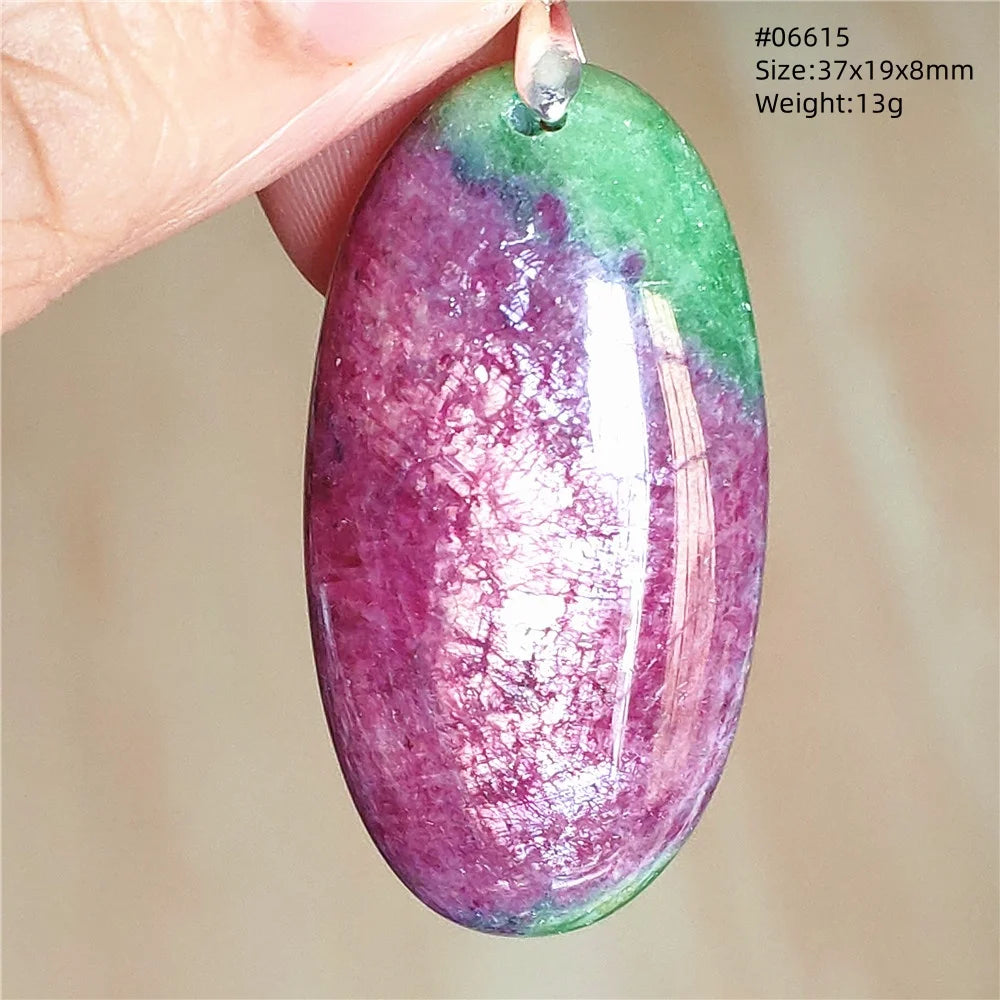 Red Ruby Zoisite Pendant-ToShay.org
