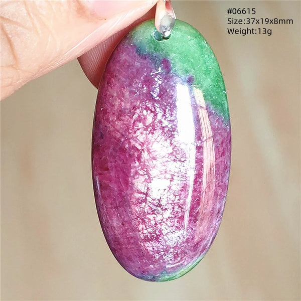 Red Ruby Zoisite Pendant-ToShay.org