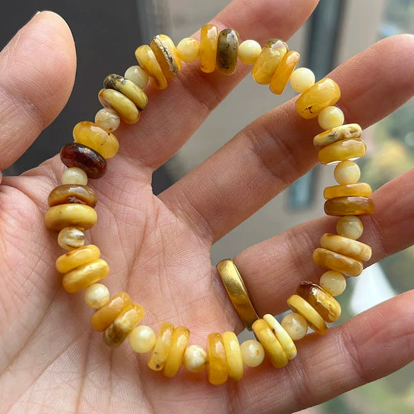Yellow Amber Bracelet-ToShay.org