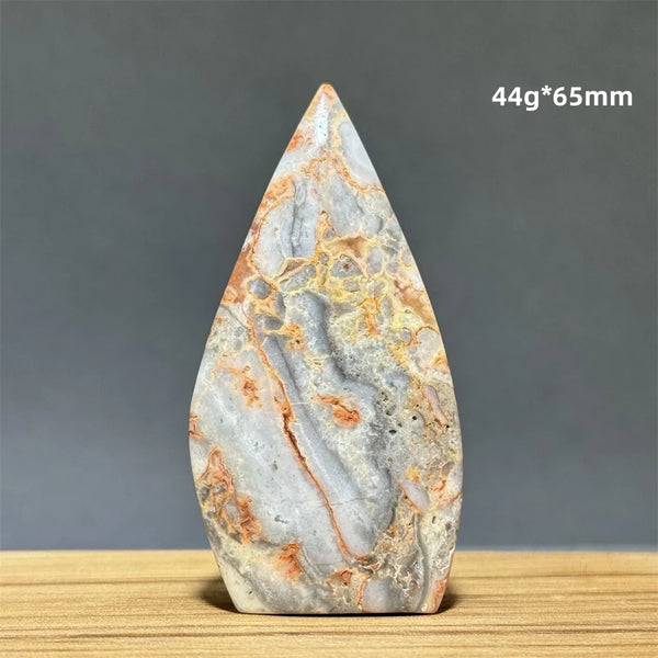 Yellow Crazy Agate Torch-ToShay.org