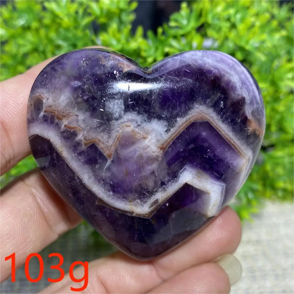 Purple Dream Amethyst Heart-ToShay.org