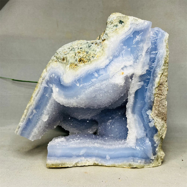 Blue Lace Agate Geode-ToShay.org