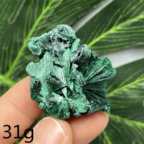 Green Malachite Silk Luster Crystal-ToShay.org