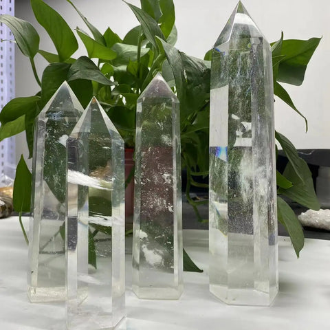 Clear Melting Stone Quartz Obelisk-ToShay.org