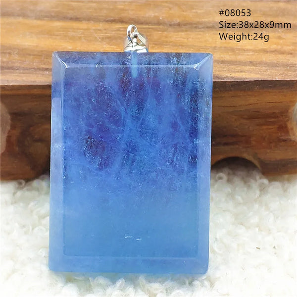 Blue Aquamarine Pendant-ToShay.org