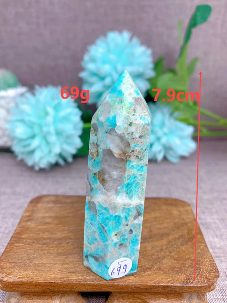Blue Amazonite Point-ToShay.org