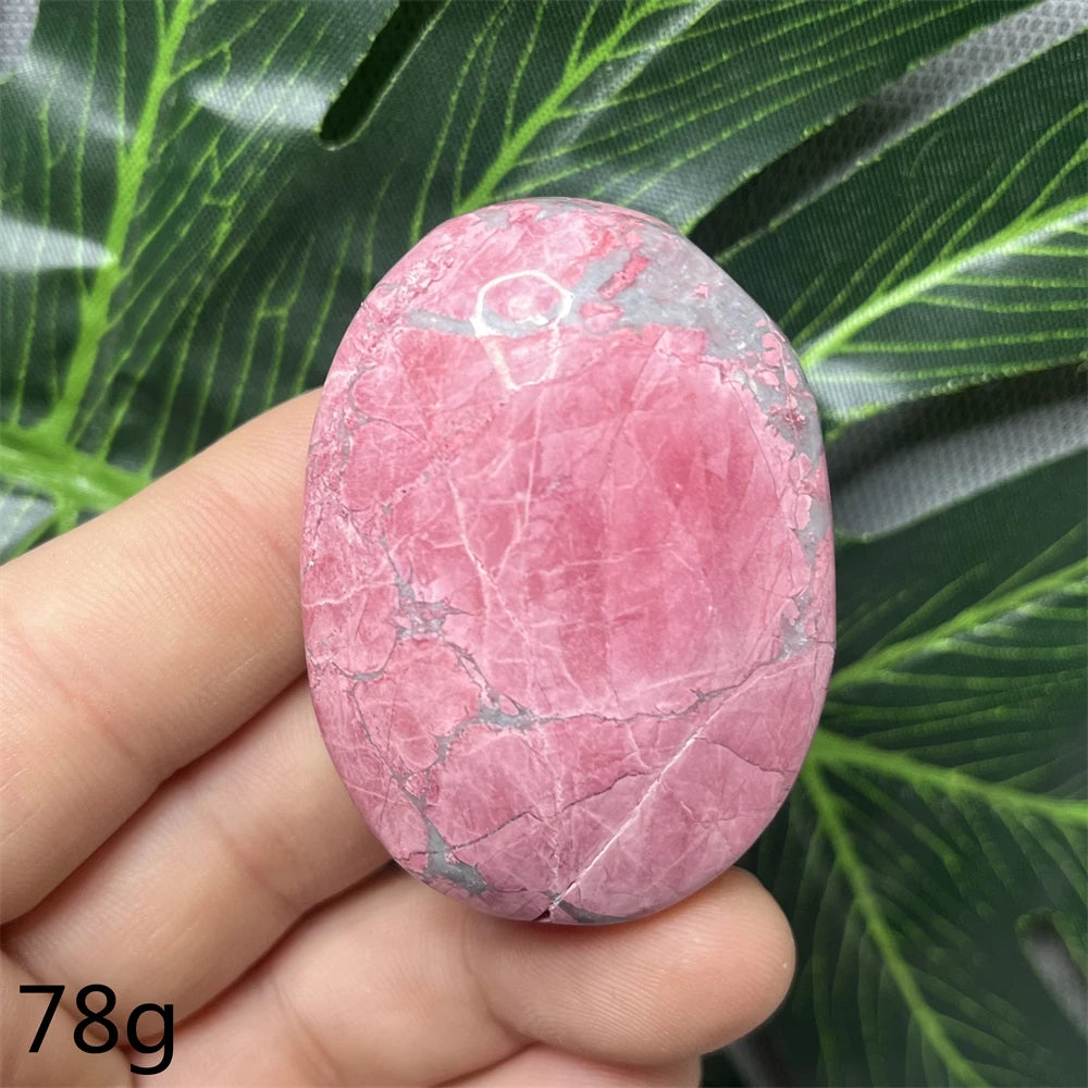 Pink Peach Jade Palm Stone-ToShay.org