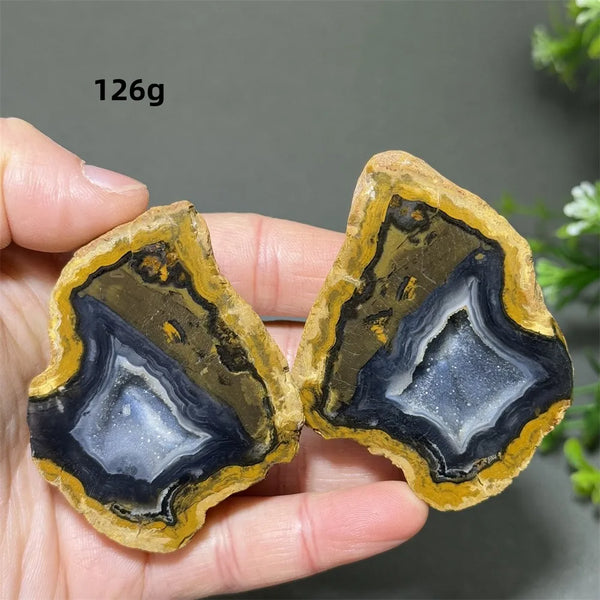 Mixed Agate Crystal Cave Egg-ToShay.org