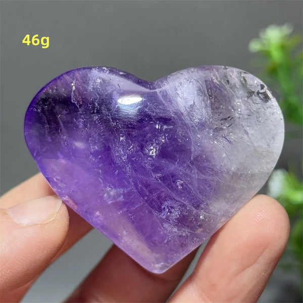 Purple Amethyst Heart-ToShay.org
