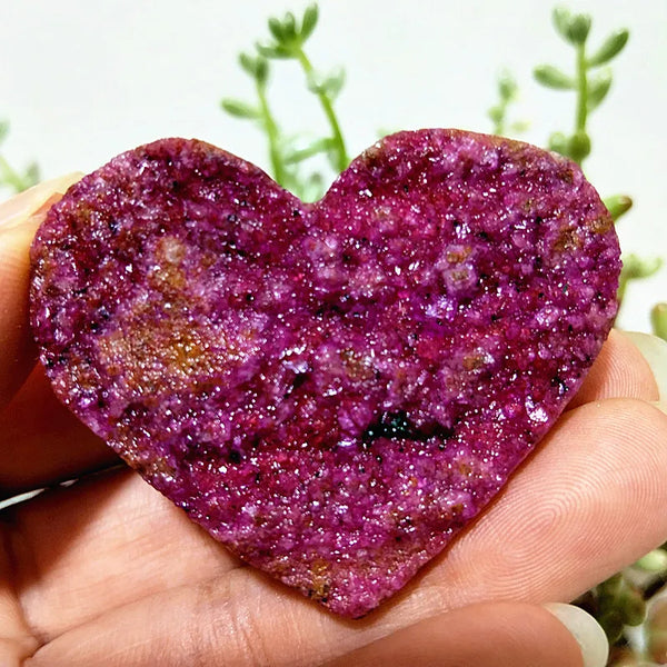 Pink Cobalt Calcite Heart-ToShay.org