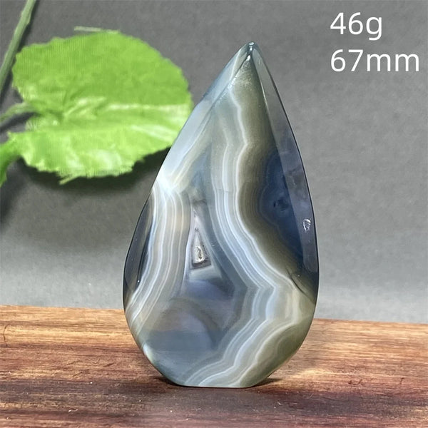 Black Silk Agate Torch-ToShay.org