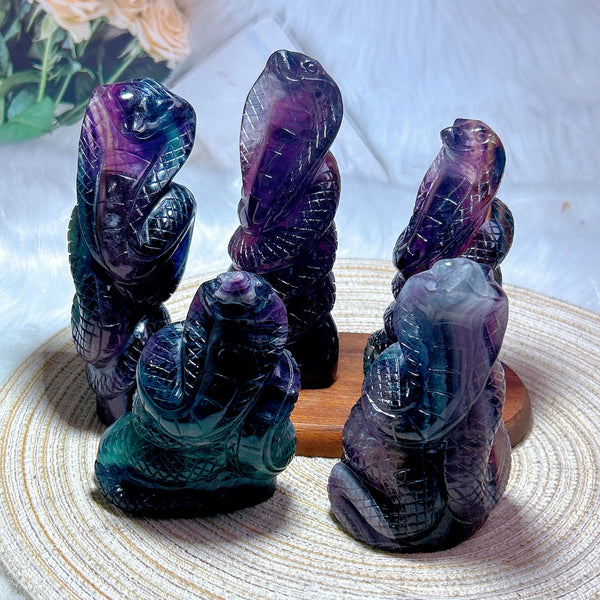 Rainbow Fluorite Snake-ToShay.org