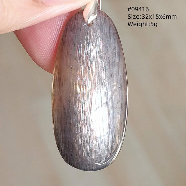 Black Moonstone Sunstone Pendant-ToShay.org