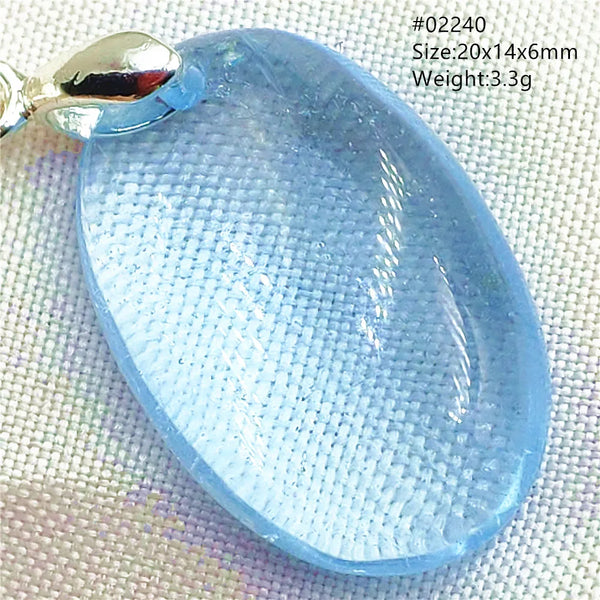 Blue Topaz Crystal Pendant-ToShay.org
