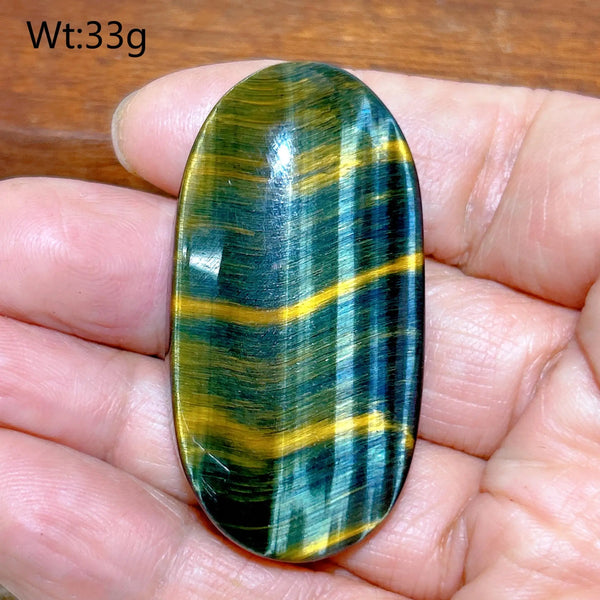 Blue Yellow Tiger Eye Stone-ToShay.org