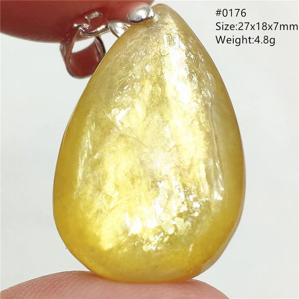 Gold Lepidolite Flash Pendant-ToShay.org