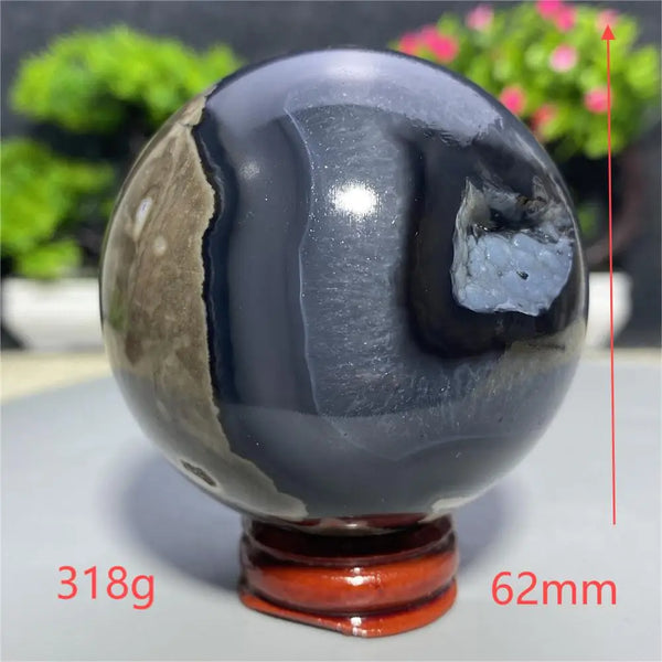 Fluorescent Agate Ball-ToShay.org