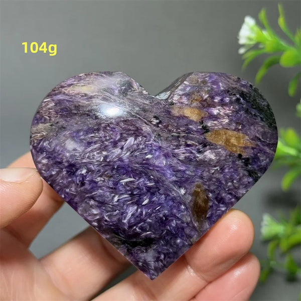 Purple Noble Crystal Heart-ToShay.org