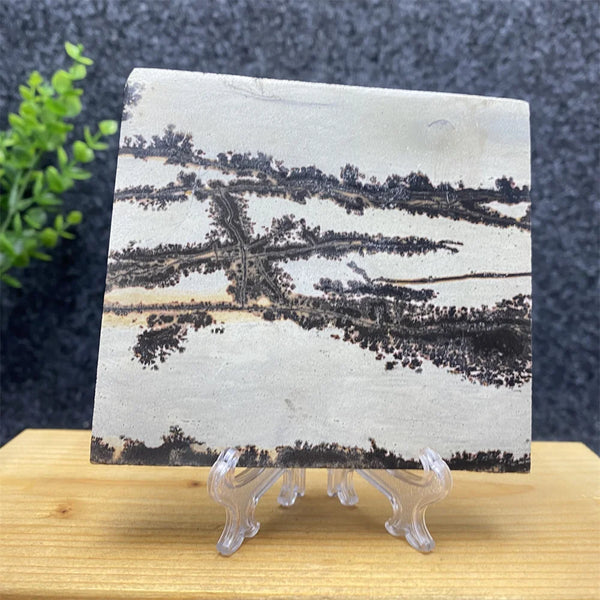 Blue Landscape Painting Slices-ToShay.org