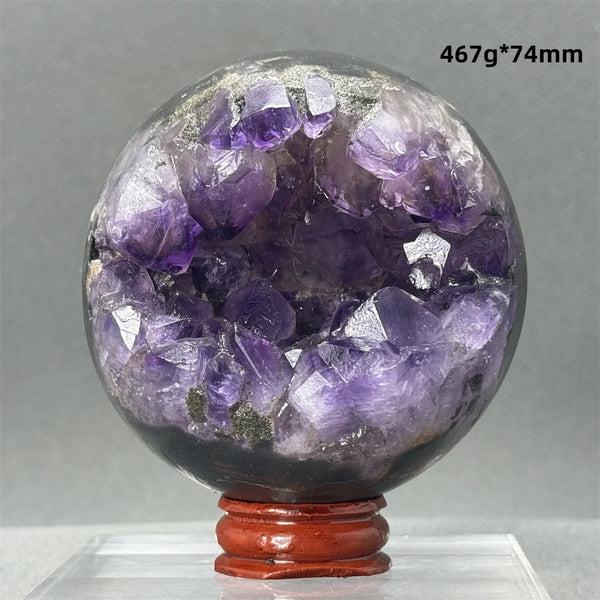 Purple Amethyst Cluster Ball-ToShay.org