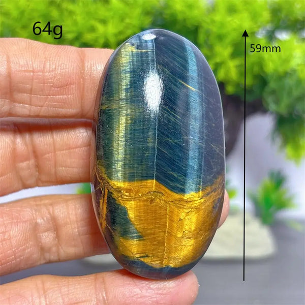Blue Yellow Tiger Eye Stone-ToShay.org