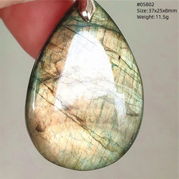 Blue Purple Labradorite Pendant-ToShay.org