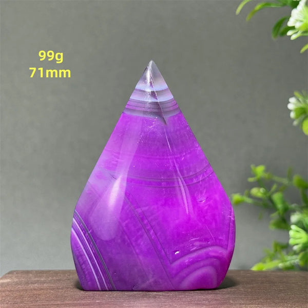 Purple Agate Torch-ToShay.org