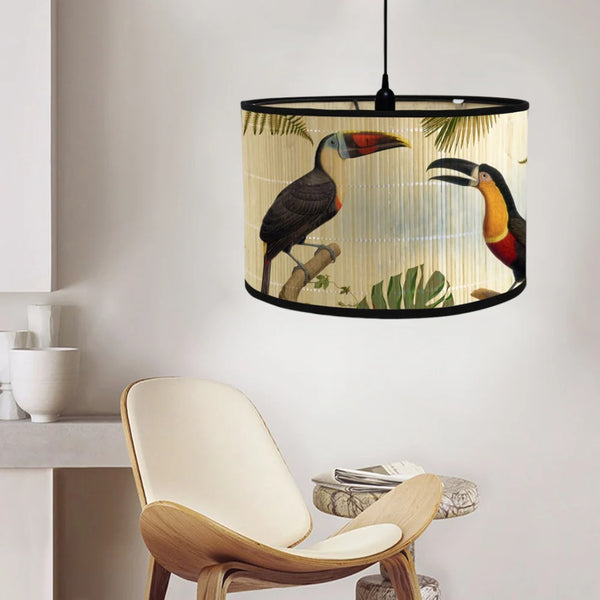 Bamboo Lampshade-ToShay.org